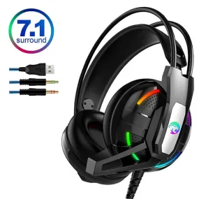 A12 Gaming Headphone 7.1 Channel Stereo Headset with Microphone Noise Cancelling Earphone for PS4/Laptop/PC Tablet Game Headset