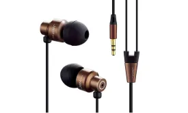 3.5mm Jack Super Clear Metal Noise isolating Earbud