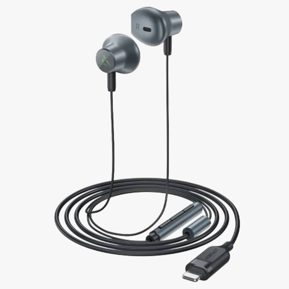 Acesound L1 Wired Lightning Earphone - Black