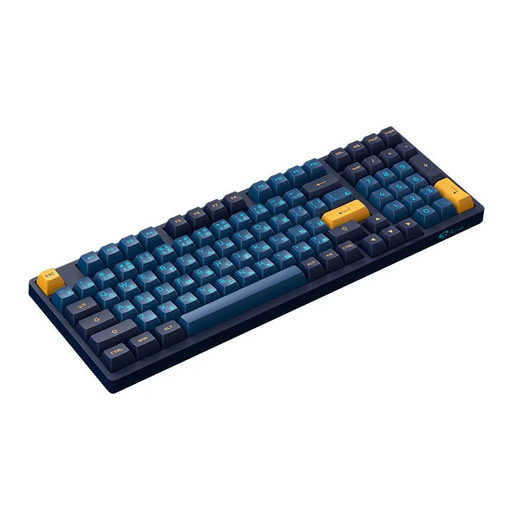 Akko 3098 Macaw Hiragana Version RGB Full Size Hot-Swappable Mechanical Keyboard (Akko CS Lavender Purple)