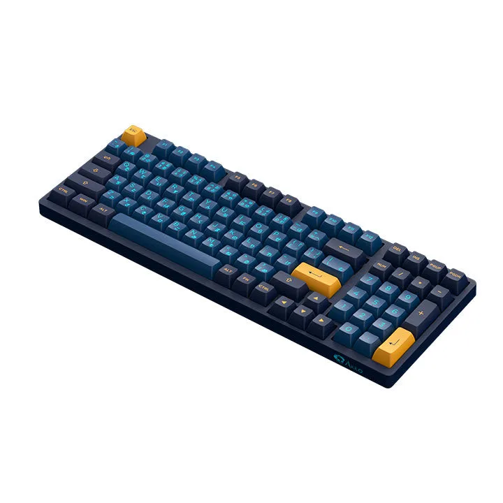 Akko 3098 Macaw Hiragana Version RGB Full Size Hot-Swappable Mechanical Keyboard (Akko CS Lavender Purple)