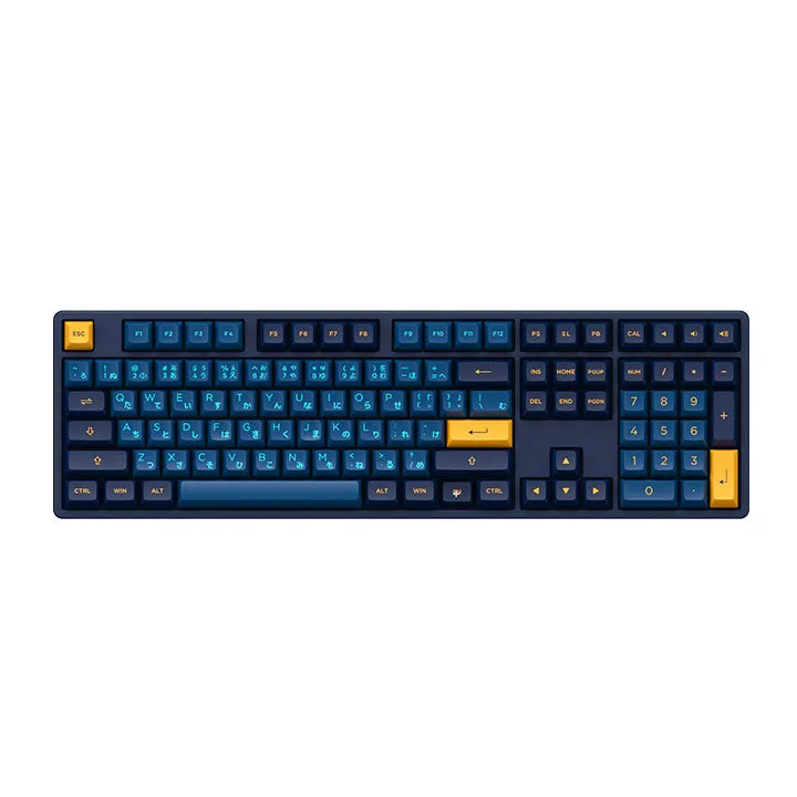 Akko 5108 Macaw Hiragana Version RGB Full Size Hot-Swappable Mechanical Keyboard (Akko CS Lavender Purple)