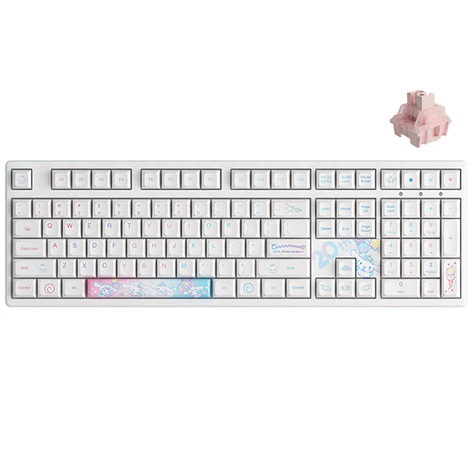 Akko Cinnamoroll 20th Anniversary 3108RF Wireless Mechanical Keyboard (Akko CS Sakura)