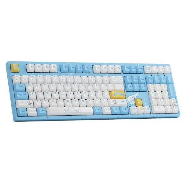 Akko Cinnamoroll 3108V2 Wired Mechanical Keyboard Tray Mount (Akko CS Sakura Switch)