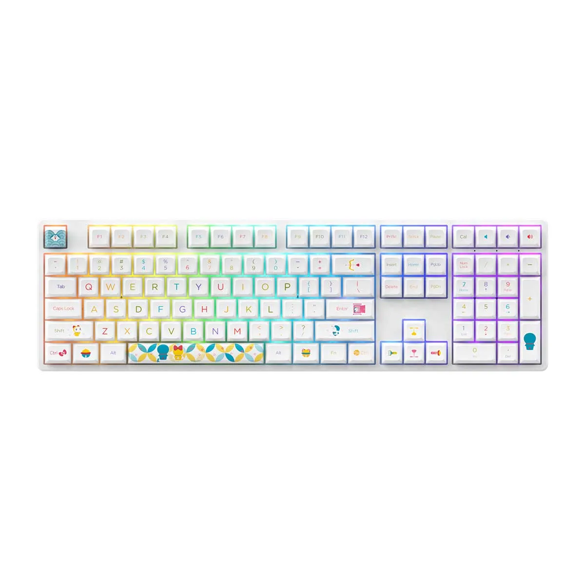 Akko Doraemon Rainbow 5108S RGB Wired Mechanical Keyboard (Akko CS Sakura)