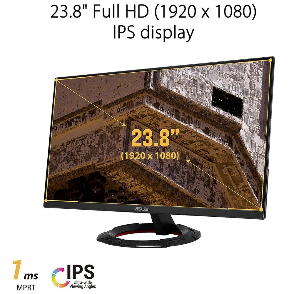 Asus TUF VG249Q1R 24 Inch IPS FHD Gaming Monitor 165Hz