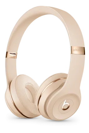 Beats Solo3 Wireless Headphones - The Beats Icon Collection - Satin Gold