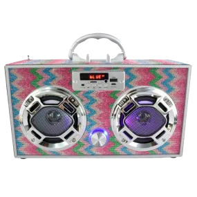 Boombox Radio Bling - Chevron