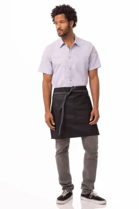 Boulder Black & Purple Half Bistro Apron