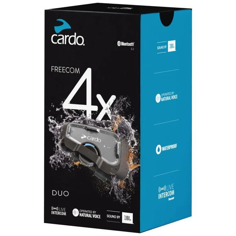 Cardo Freecom 4X Headset - Duo Pack