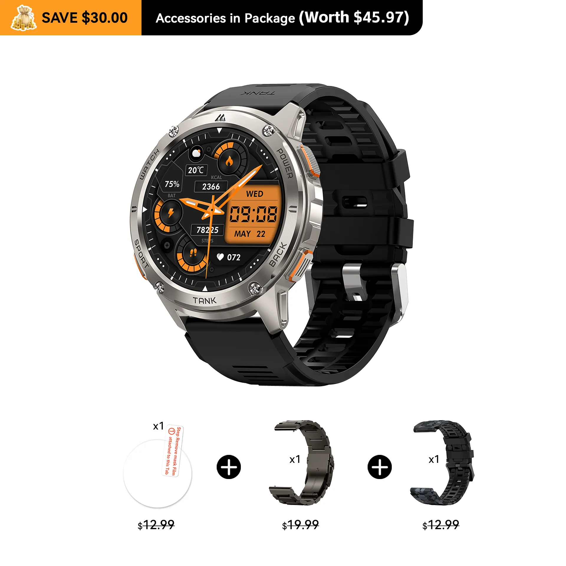 KOSPET TANK T3 Smartwatch