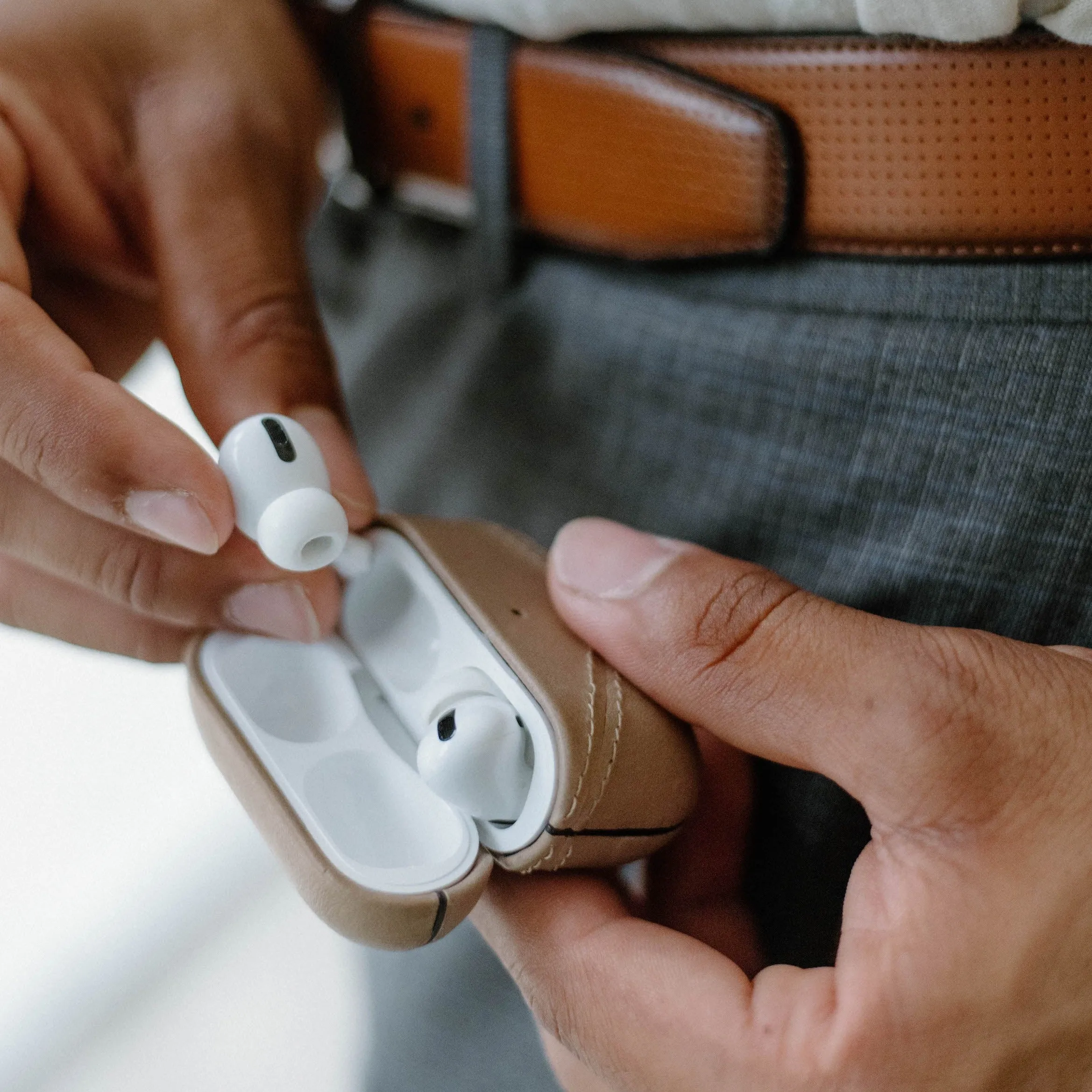 Leather AirPods Cases - DUNE