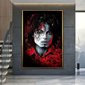 Michael Jackson King Of Pop Music Singer Legend Canvas Print Artwork