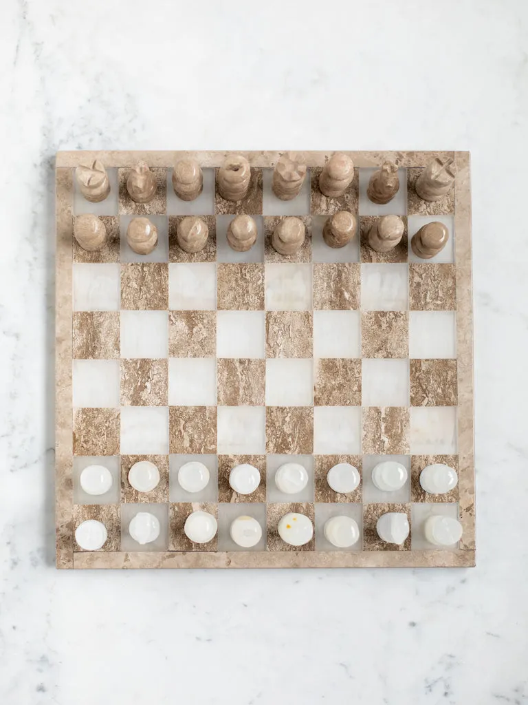 Onyx and Marble Chess Set