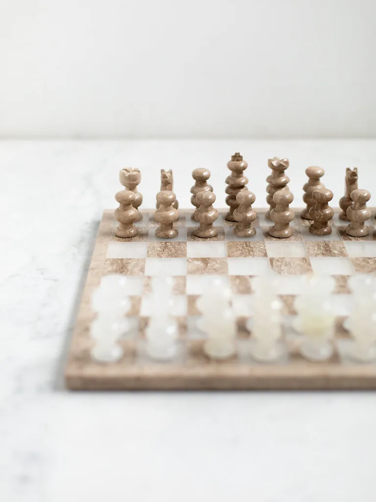 Onyx and Marble Chess Set