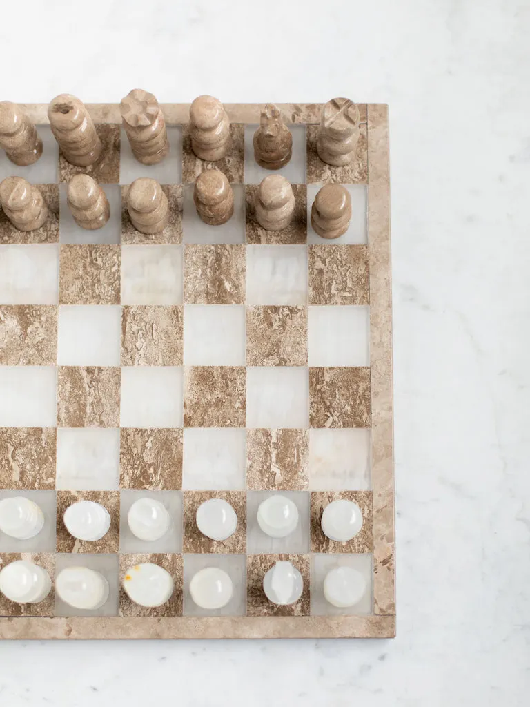 Onyx and Marble Chess Set