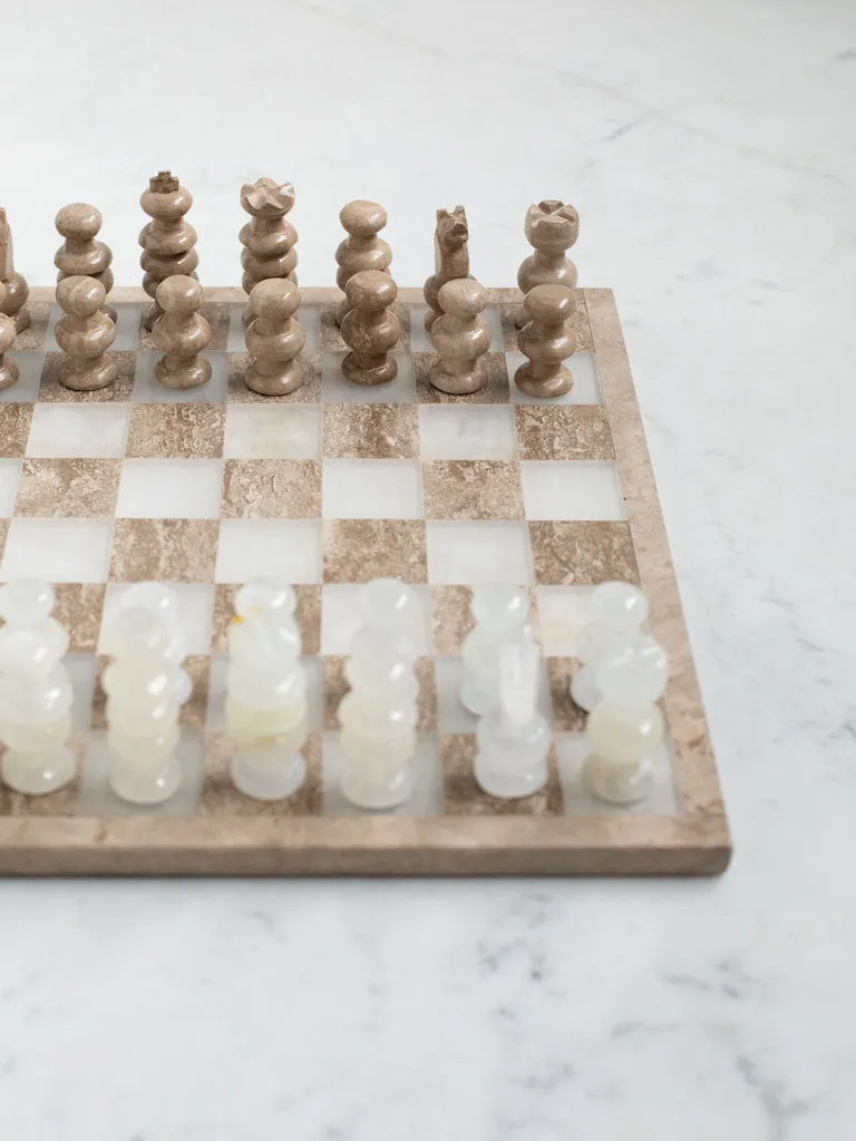 Onyx and Marble Chess Set