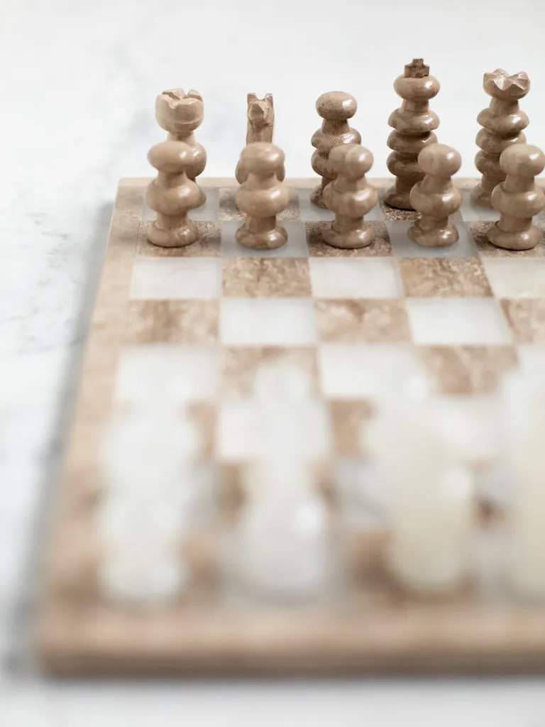 Onyx and Marble Chess Set