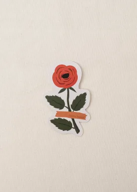 Red Rose - Vinyl Sticker