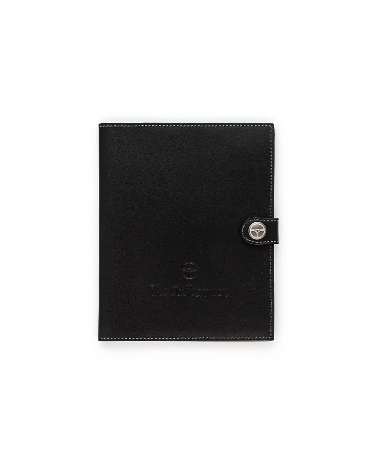 SLIM - Full-grain Leather Car Document Holder - Black