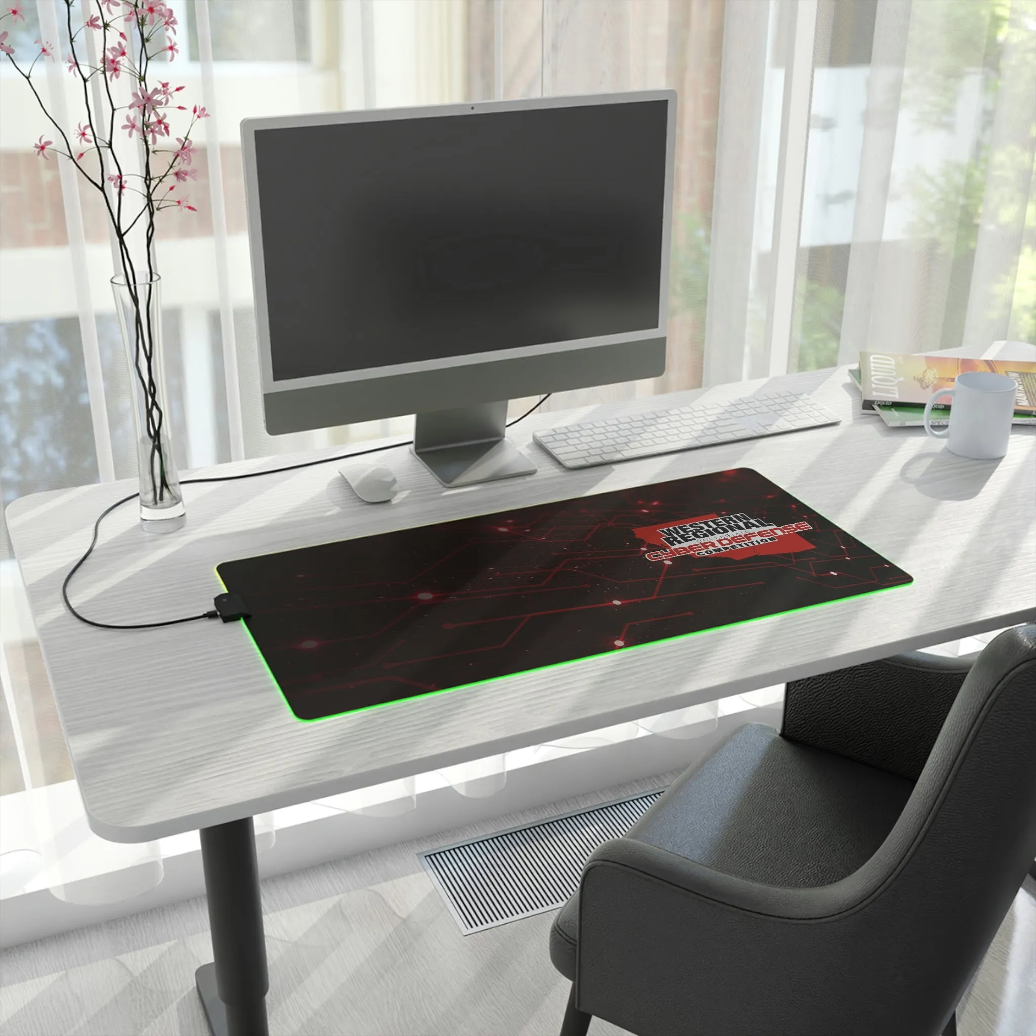 WRCCDC LED Gaming Mouse Pad